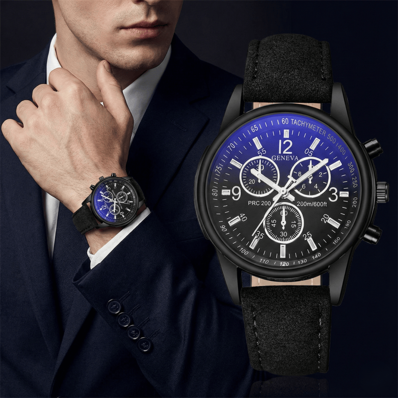 Smartwatch Watches Best Gift For Men - Relógios Cronógrafos Masculinos Geneva com Pulseira
