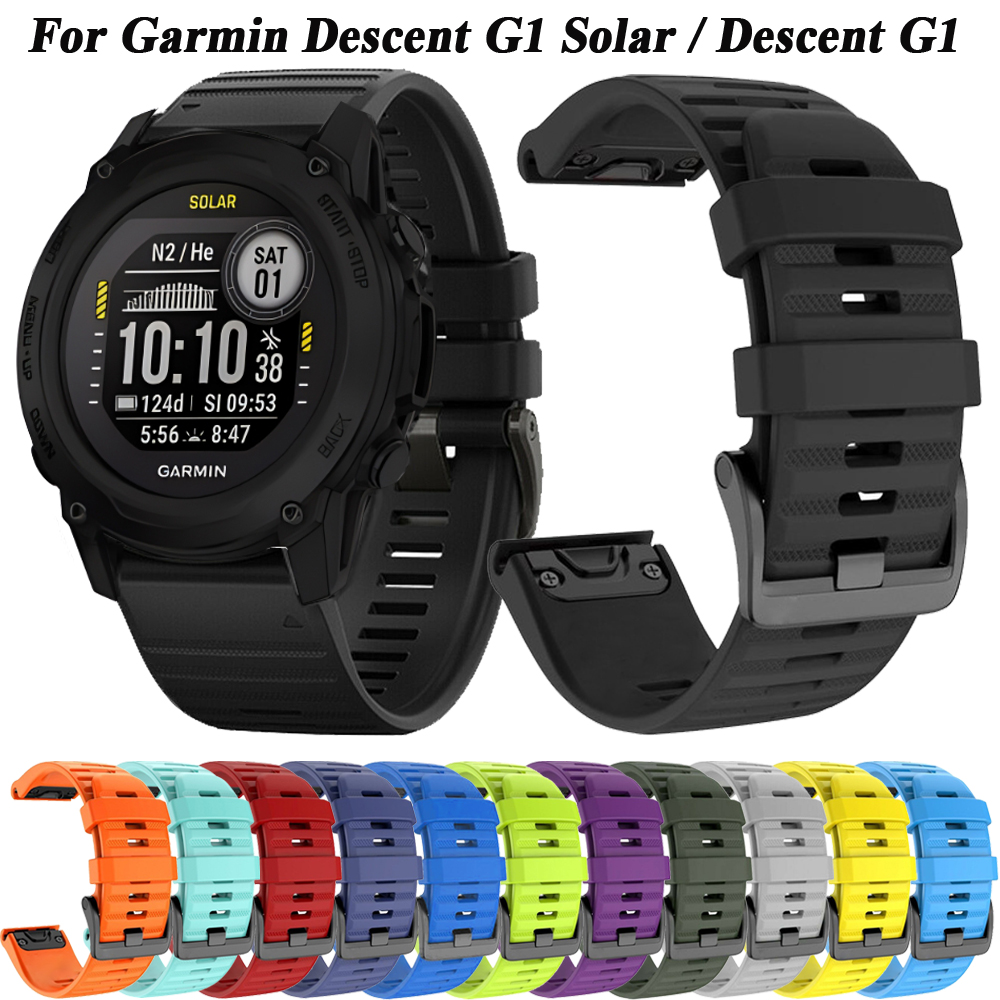 Smartwatch English - Quickfit silicone esporte cintas para garmin
