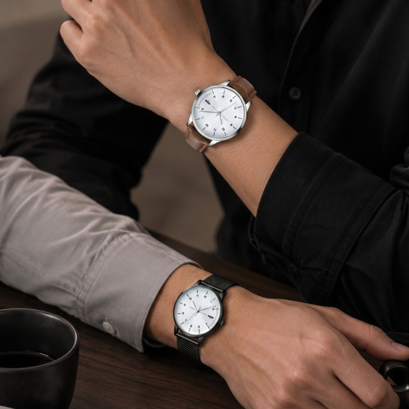 Smartwatch Watches Best Gift For Men - Relógio masculino YAZOLE, 2 peças, estilo