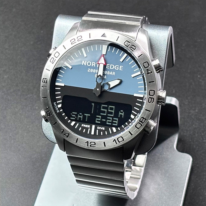 Smartwatch Army Watches For Men - Relógio de Mergulho Masculino NORTH EDGE,