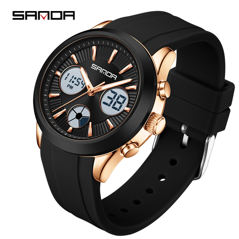 Smartwatch Watches For Women Smart - Relógio eletrônico SANDA luminoso, multifuncional, esportivo,