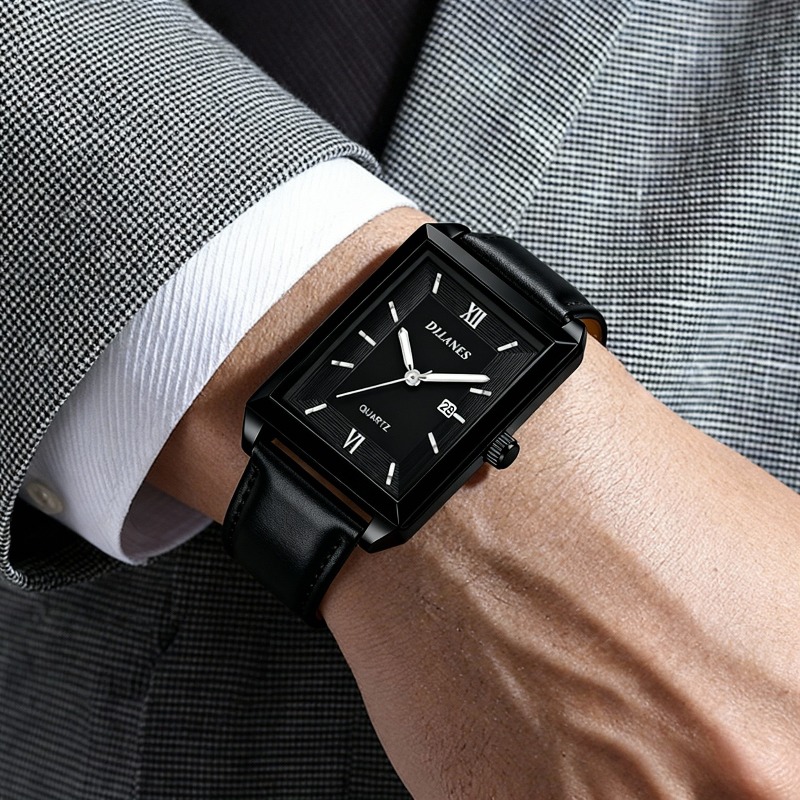 Smartwatch New Watches For Men - Relógios de Couro Casuais para Homens,