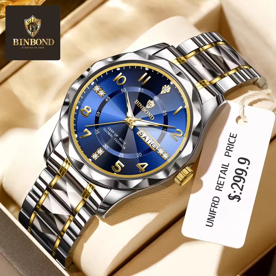 Watches Not Smartwatch - Relógio masculino com luz noturna, à