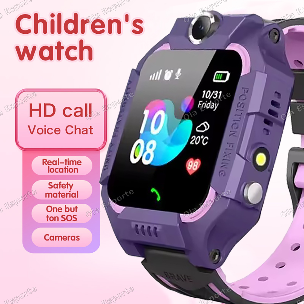 Smartwatch Watches For Kid Boy With Alarm - Novo Relógio Inteligente Infantil 2G SOS
