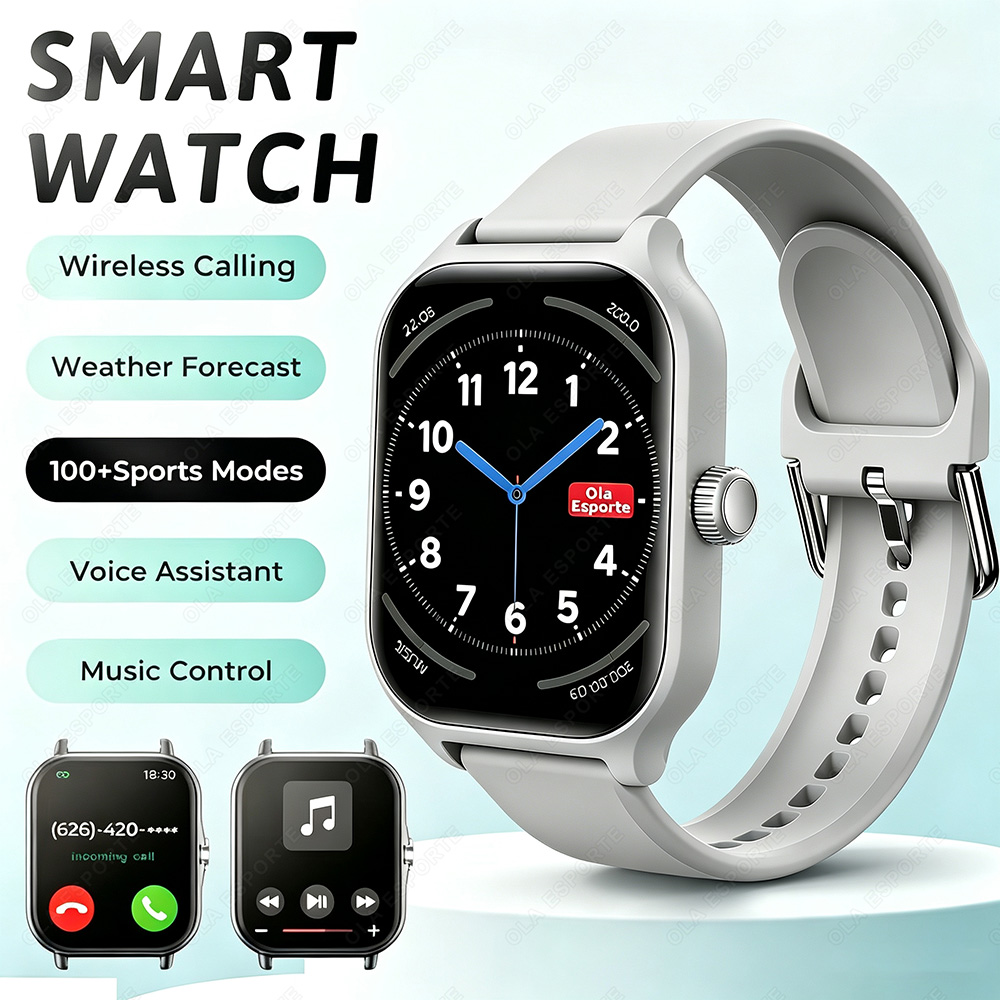 Smartwatch Digital Watches For Men - Relógio Inteligente Plus para Homens e