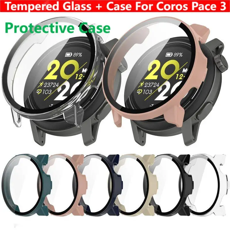 Smartwatch English - Vidro temperado + capa para coros