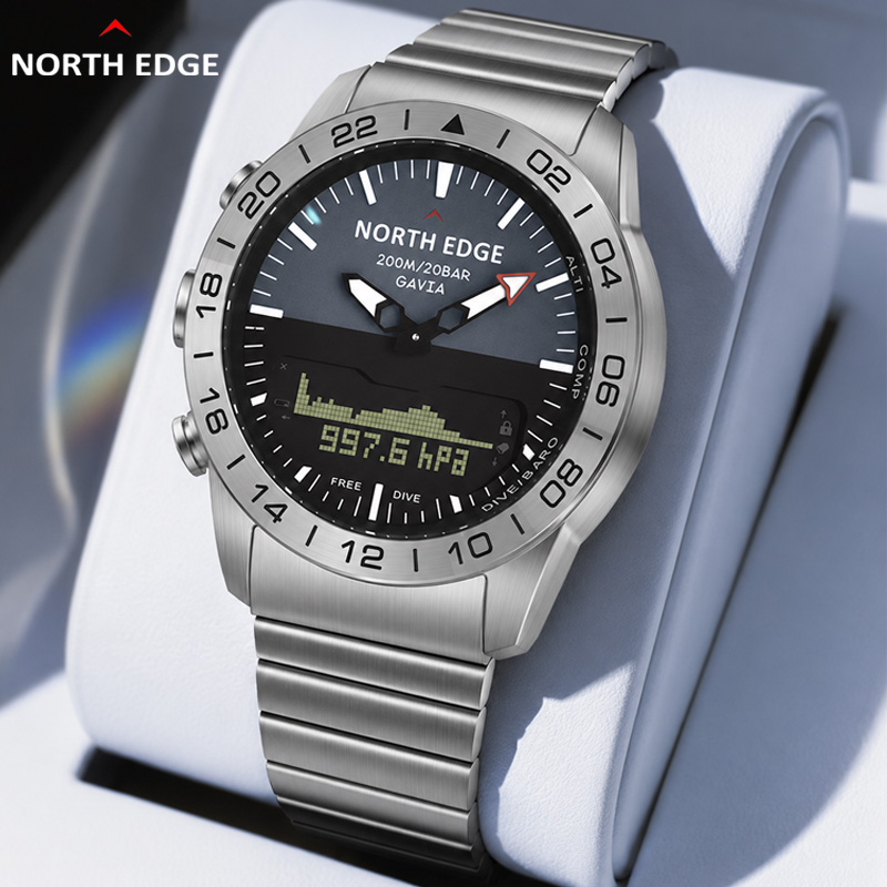 Smartwatch Army Watches For Men - Relógio de Mergulho Masculino NORTH EDGE,