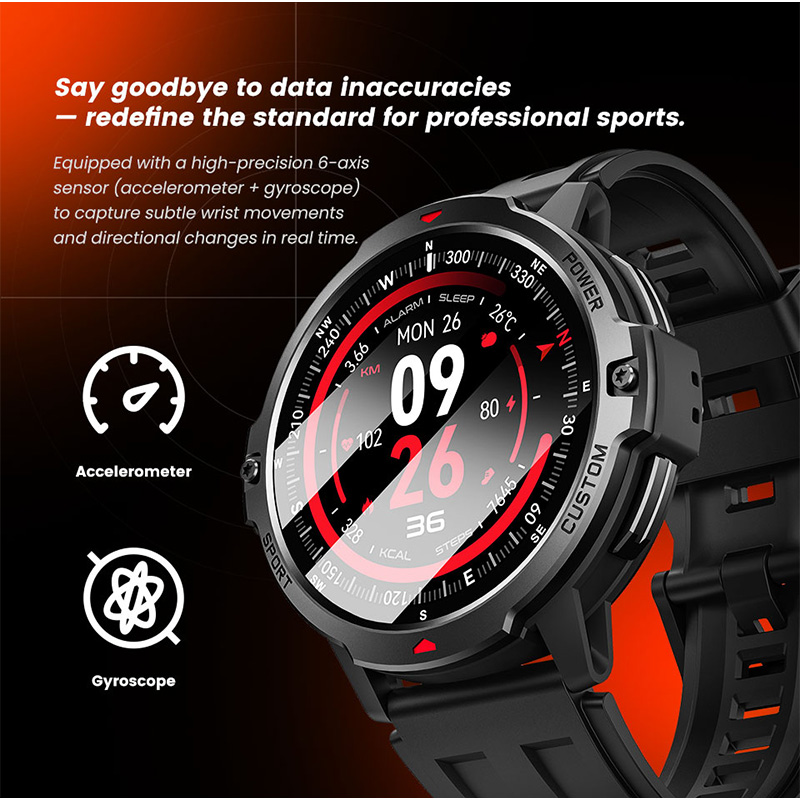 Novo Smartwatch Militar GPS 20 - Smartwatch Timex Watches For Men avaliação e preço