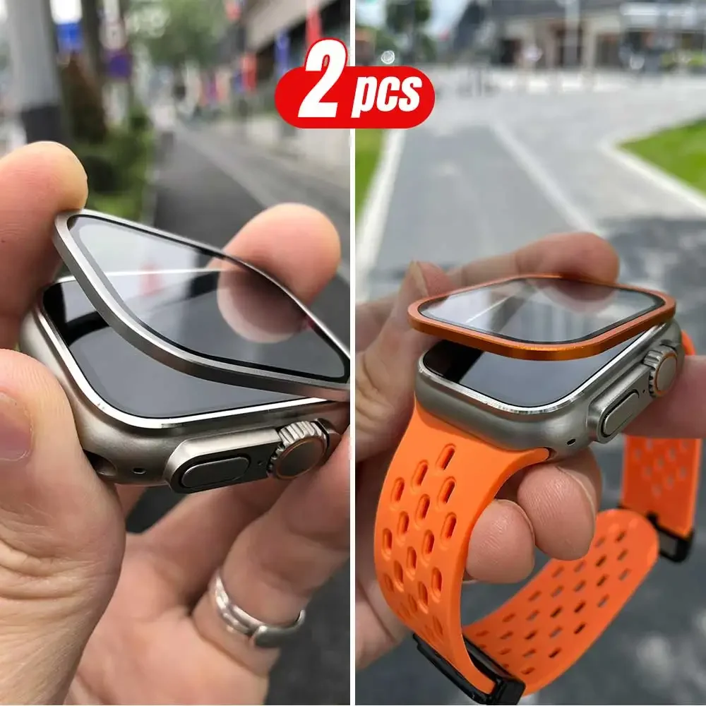 Moldura de metal de titânio pa - Smartwatch Watches Gift For Women avaliação e preço