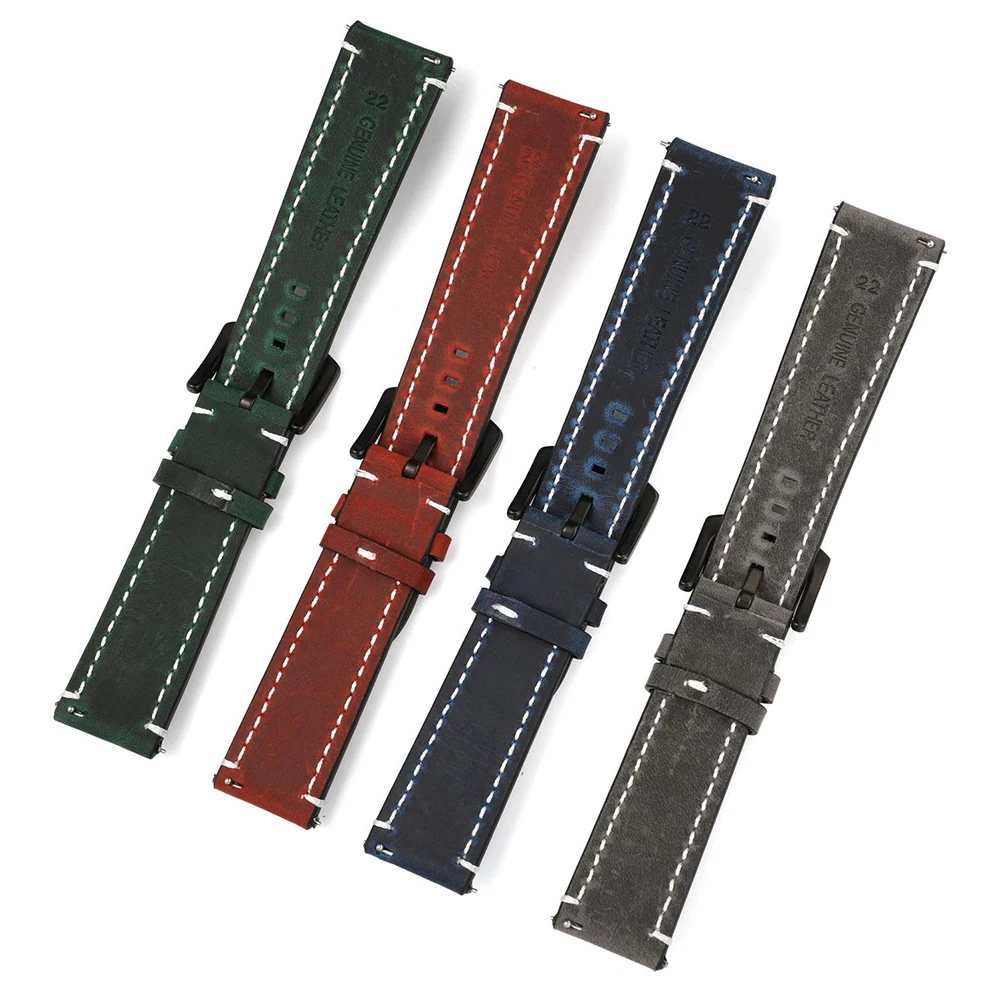Correia de relógio de couro ge - Seiko Watches Smartwatch avaliação e preço