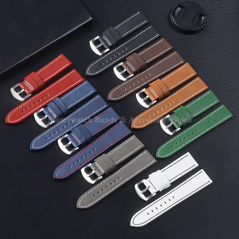 Pulseira de Couro Vintage para - Smartwatch Army Watches For Men avaliação e preço