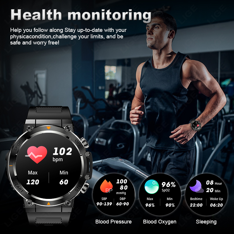Relógios Inteligentes LIGE 202 - Smartwatch Watches For Sale avaliação e preço