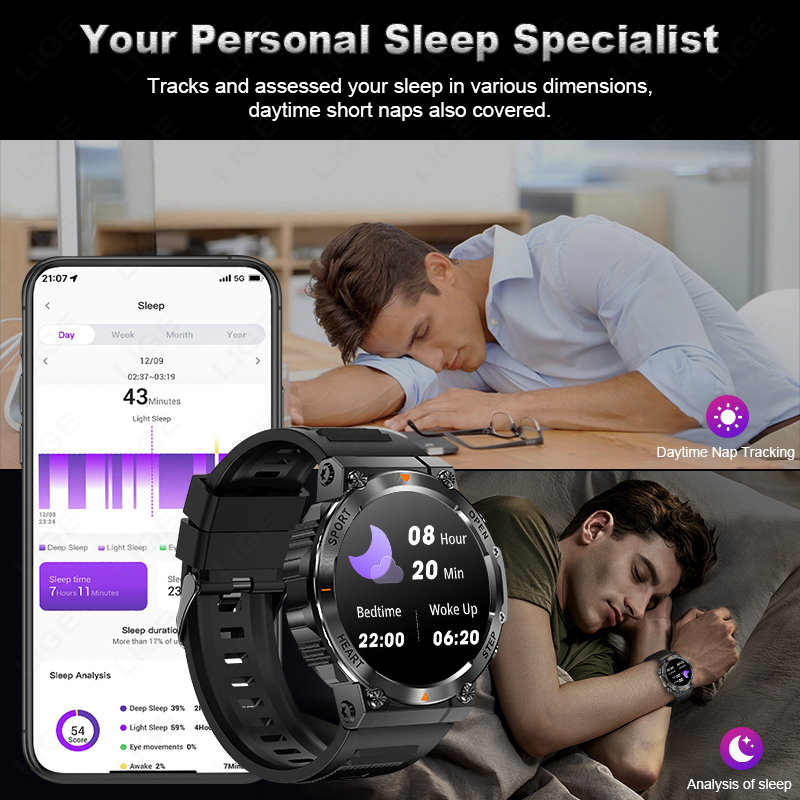 Relógios Inteligentes LIGE 202 - Smartwatch Watches For Sale avaliação e preço
