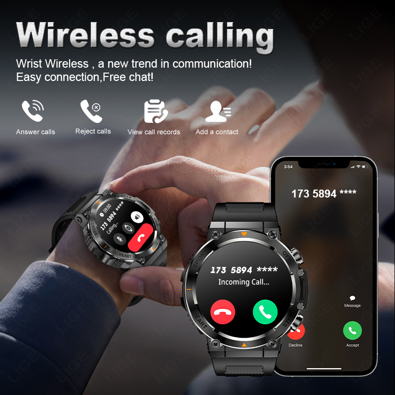 Relógios Inteligentes LIGE 202 - Smartwatch Watches For Sale avaliação e preço