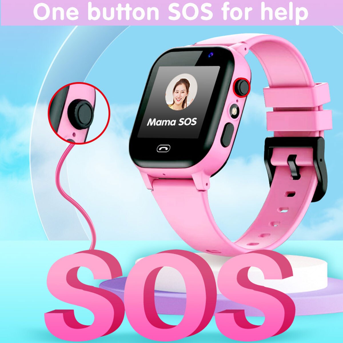 Crianças relógio inteligente c - Smartwatch Watches For Kid Boy With Alarm avaliação e preço