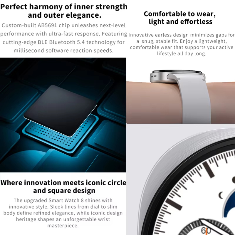 Novo Smartwatch Clássico 8 Max - Smartwatch Watches Gift For Women avaliação e preço