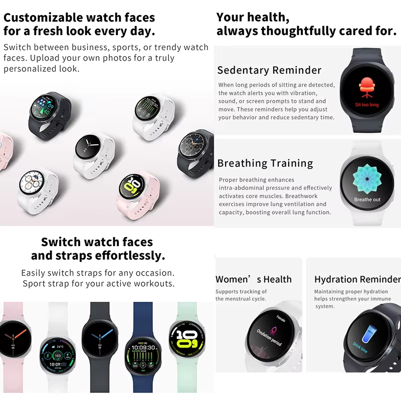 Novo Smartwatch Clássico 8 Max - Smartwatch Watches Gift For Women avaliação e preço
