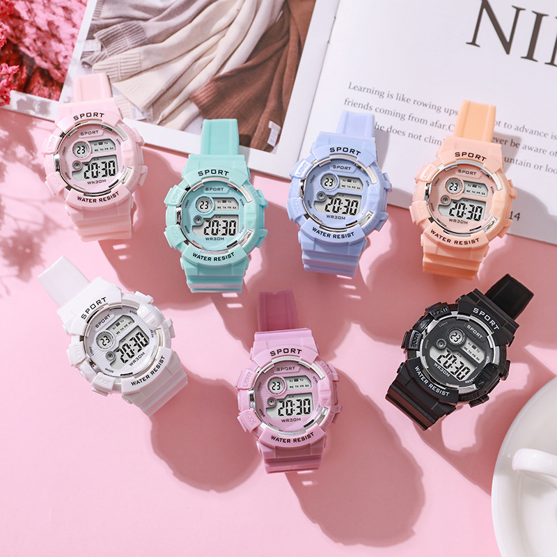 Moda crianças relógios luminos - Smartwatch Watches For Kid Boy With Alarm avaliação e preço