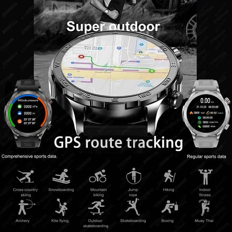 Novo Relógio Inteligente GPS p - Smartwatch New Watches For Men avaliação e preço