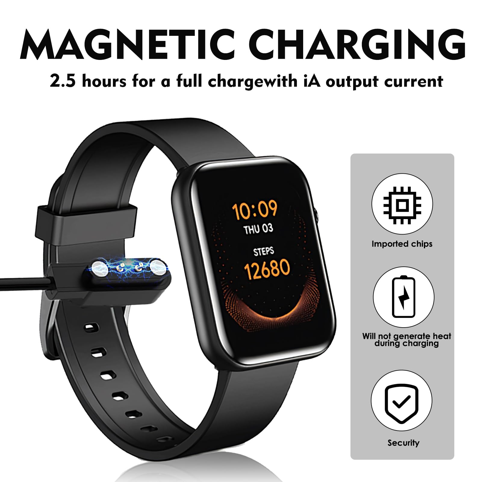Cabo de carregamento magnético - Smartwatch English avaliação e preço