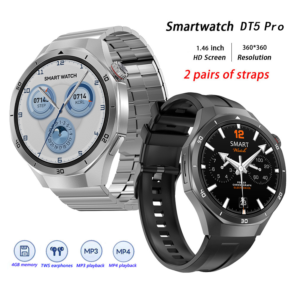 Dt5 pro relógio inteligente pa - Smartwatch Digital Watches For Men avaliação e preço