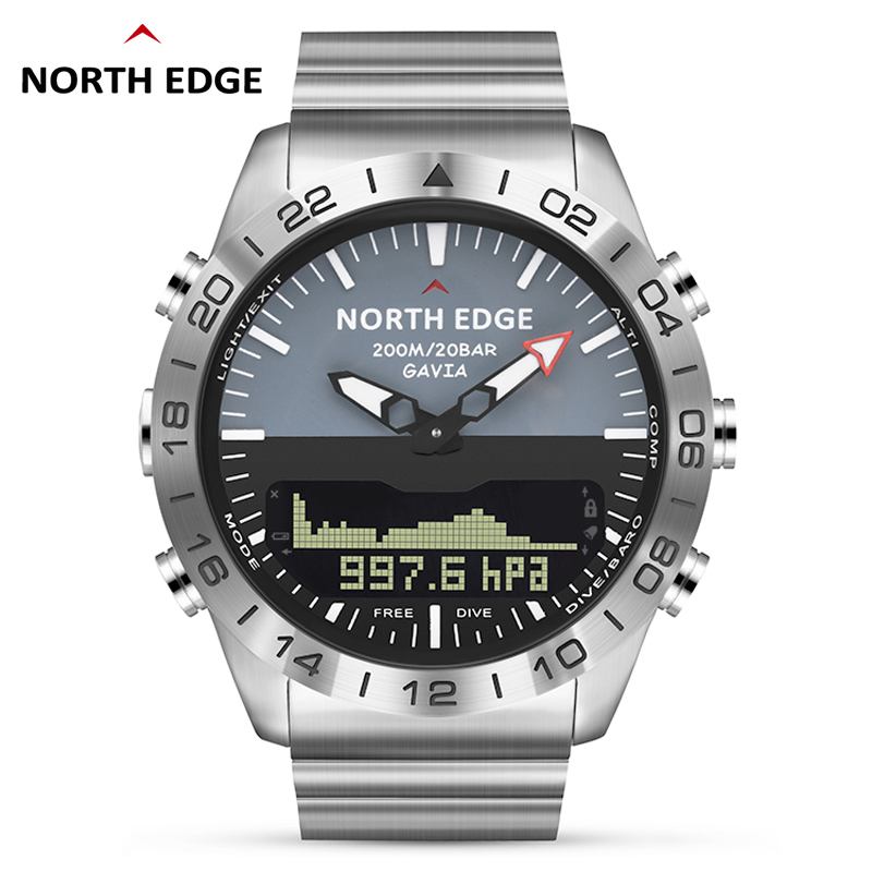 North edge relógio de mergulho - Smartwatch Army Watches For Men avaliação e preço