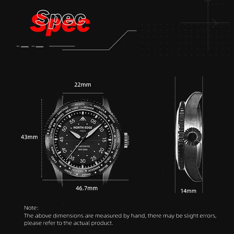 Relógio Masculino NORTH EDGE M - Watches Not Smartwatch avaliação e preço