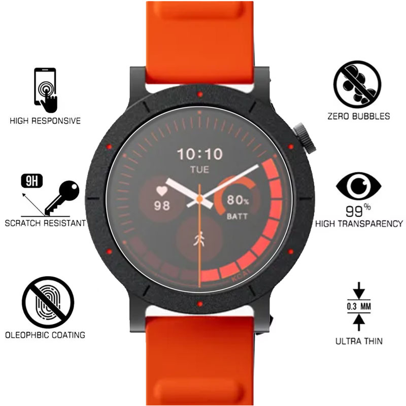 Filme protetor de tela de hidr - Watches Not Smartwatch avaliação e preço