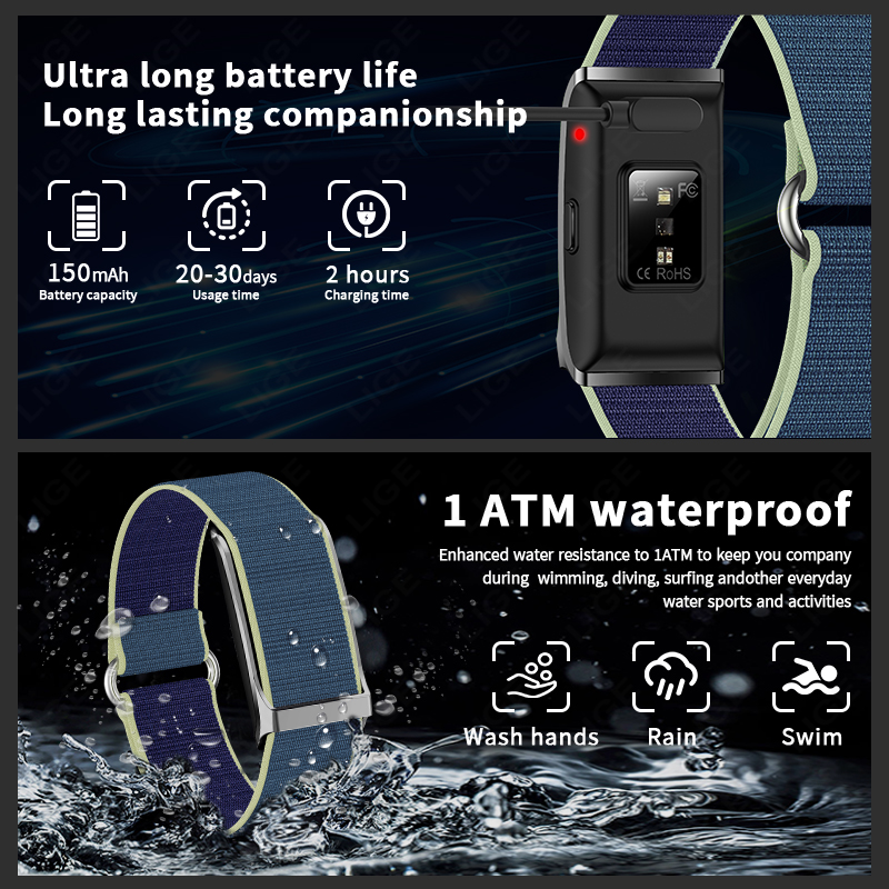 LIGE Vendas Quentes Relógio In - Smartwatch Watches For Sale avaliação e preço