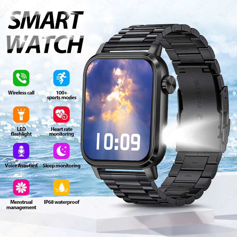 Relógio Inteligente LIGE, Moni - Smartwatch Watches For Sale avaliação e preço