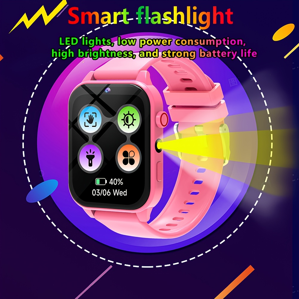 Relógio inteligente infantil,  - Smartwatch Watches For Kid Boy With Alarm avaliação e preço