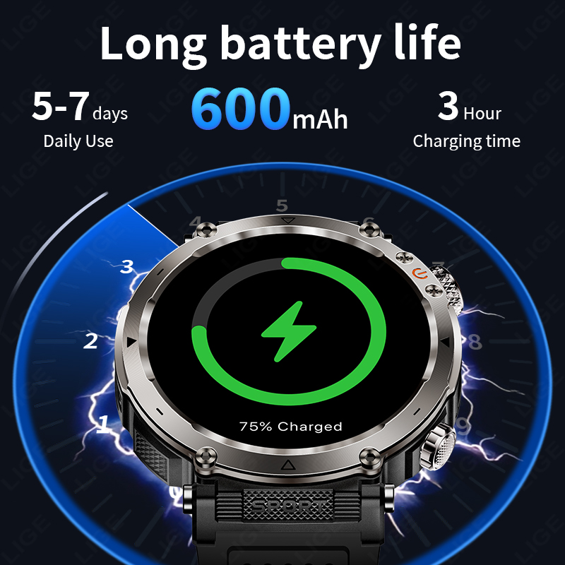 Novo Relógio Inteligente Milit - Smartwatch New Watches For Men avaliação e preço