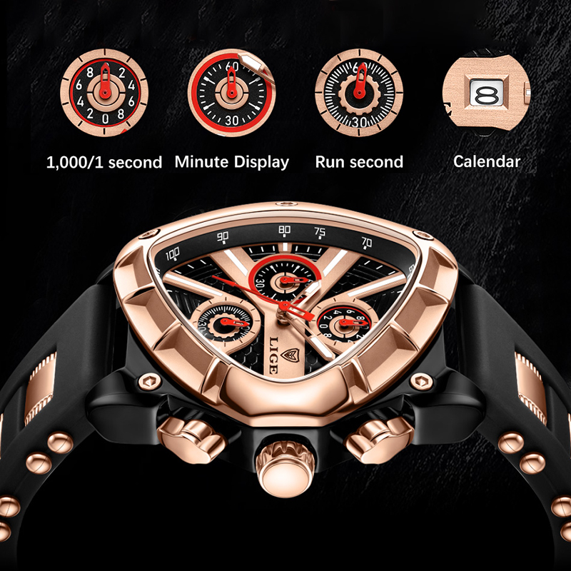 Lige moda masculina relógio tr - Smartwatch Army Watches For Men avaliação e preço