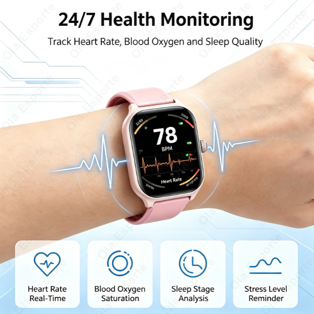 Relógio Inteligente Plus para  - Smartwatch Digital Watches For Men avaliação e preço