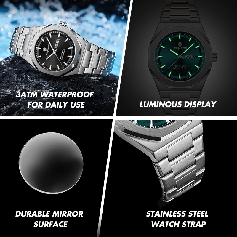 PAAZOMU Relógio masculino casu - Smartwatch Watches Best Gift For Men avaliação e preço