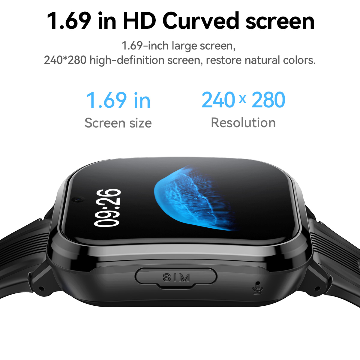 Relógio inteligente infantil H - Smartwatch Watches For Kid Boy With Alarm avaliação e preço